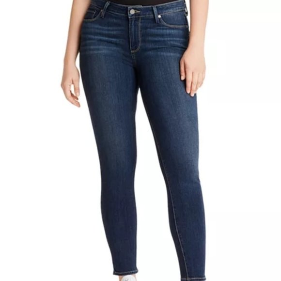 Paige Dark Wash Verdugo Ankle Skinny Jeans Size 24 - Picture 2 of 9